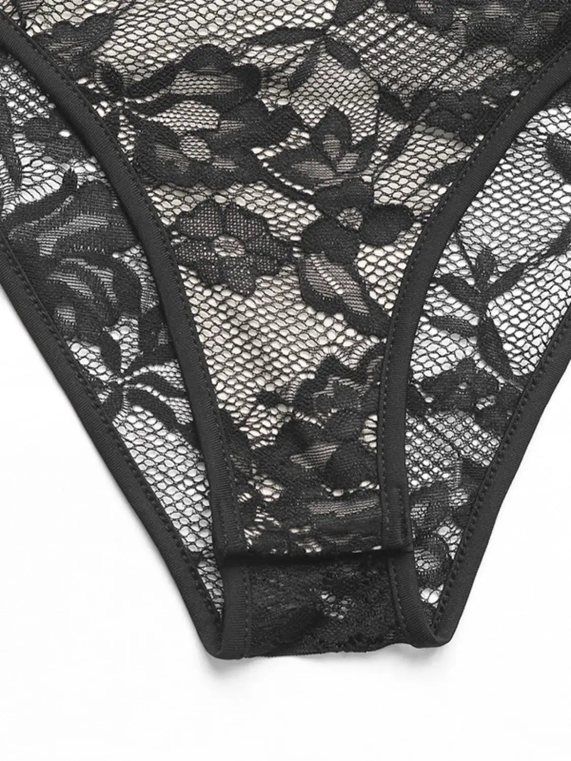 Lace Halter Neck Bodysuit - Luxe Lane Apparel