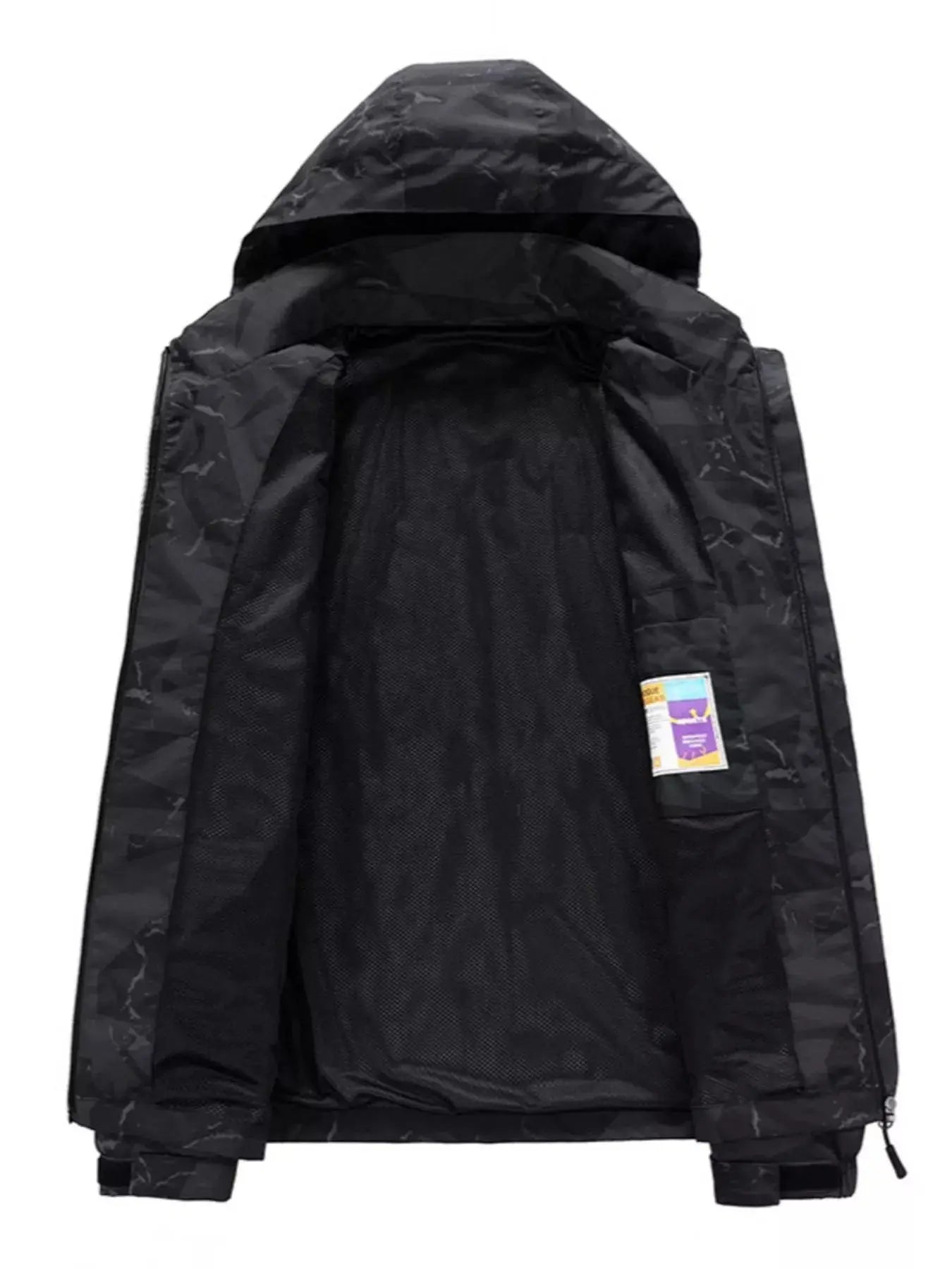 Men's Plus Size Camouflage Waterproof Outdoor Jacket - Luxé Lane