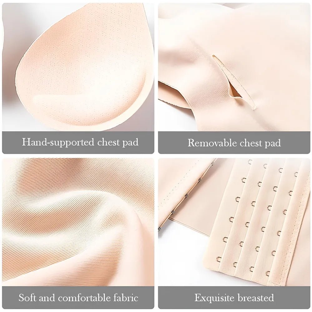 Basic Bae Scoop Neck Shapewear Tank with Removable Paddings - Luxe Lane Apparel