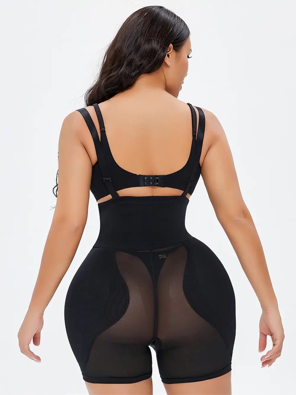 Full Size Hook - and - Eye Under - Bust Shaping Bodysuit - Luxe Lane Apparel