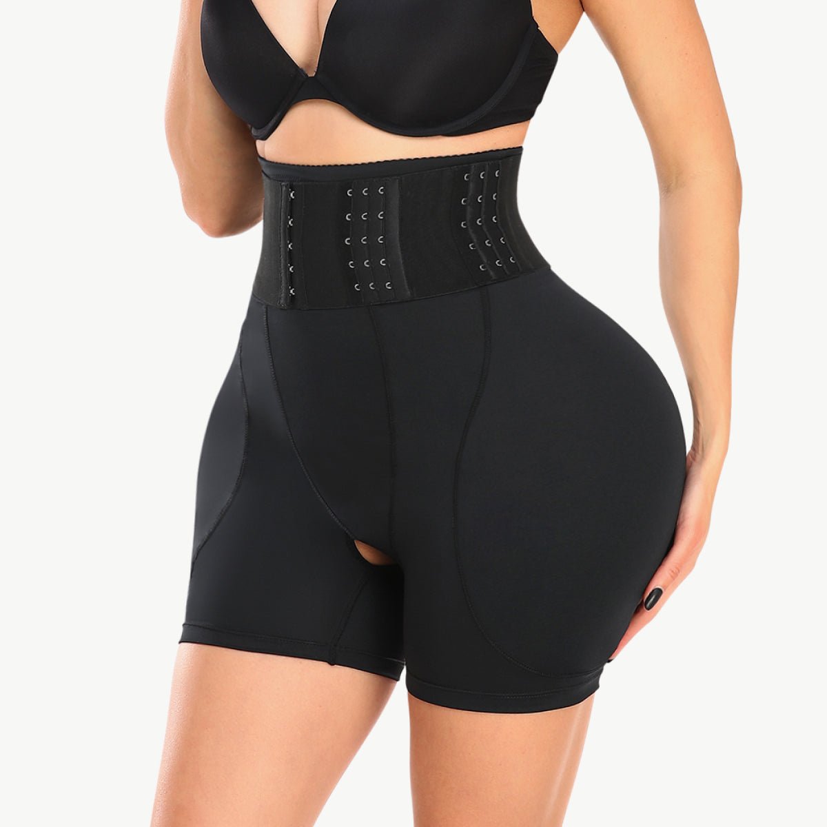 Full Size Removable Pad Shaping Shorts - Luxe Lane Apparel
