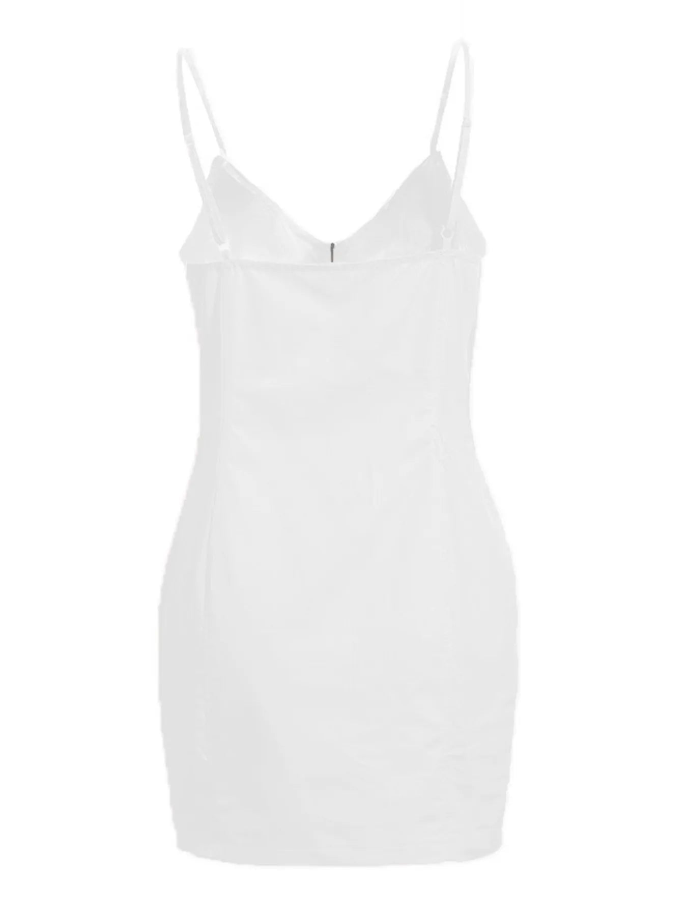 Full Size Zip - Front Bodycon Mini Dress Plus Size - Luxe Lane Apparel