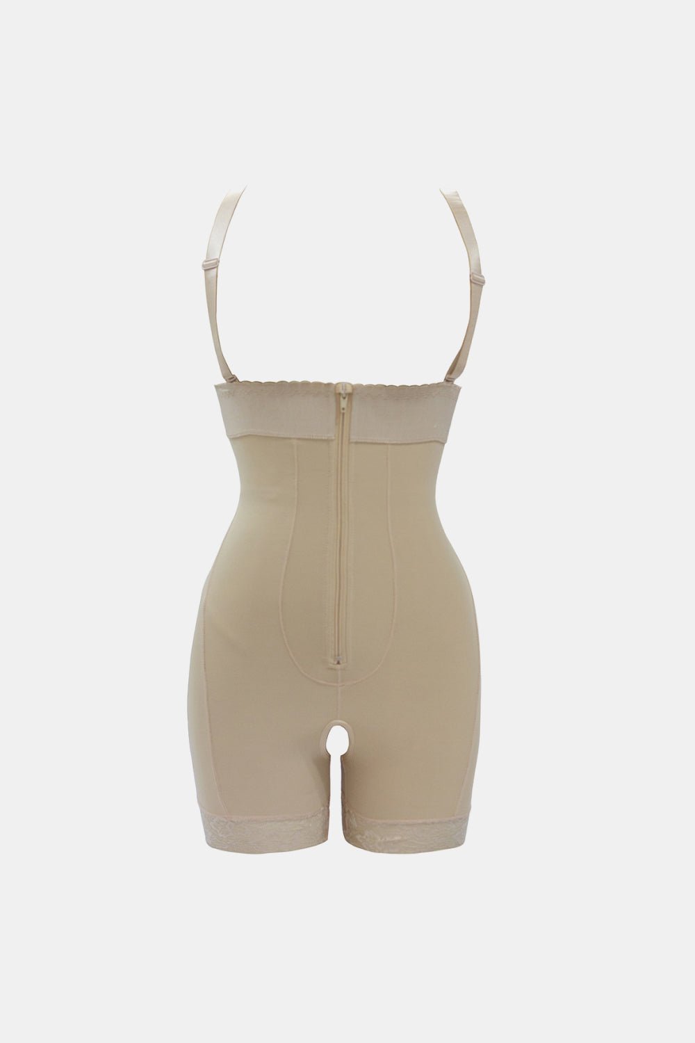 Full Size Zip Up Under - Bust Shaping Bodysuit - Luxe Lane Apparel
