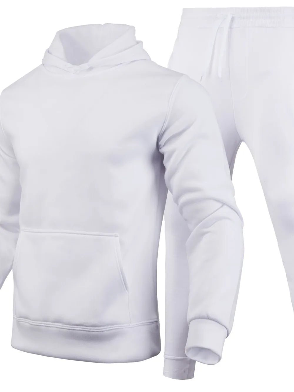 Men's Full Size Long Sleeve Hoodie and Pants Set Plus Size - Luxe Lane Apparel