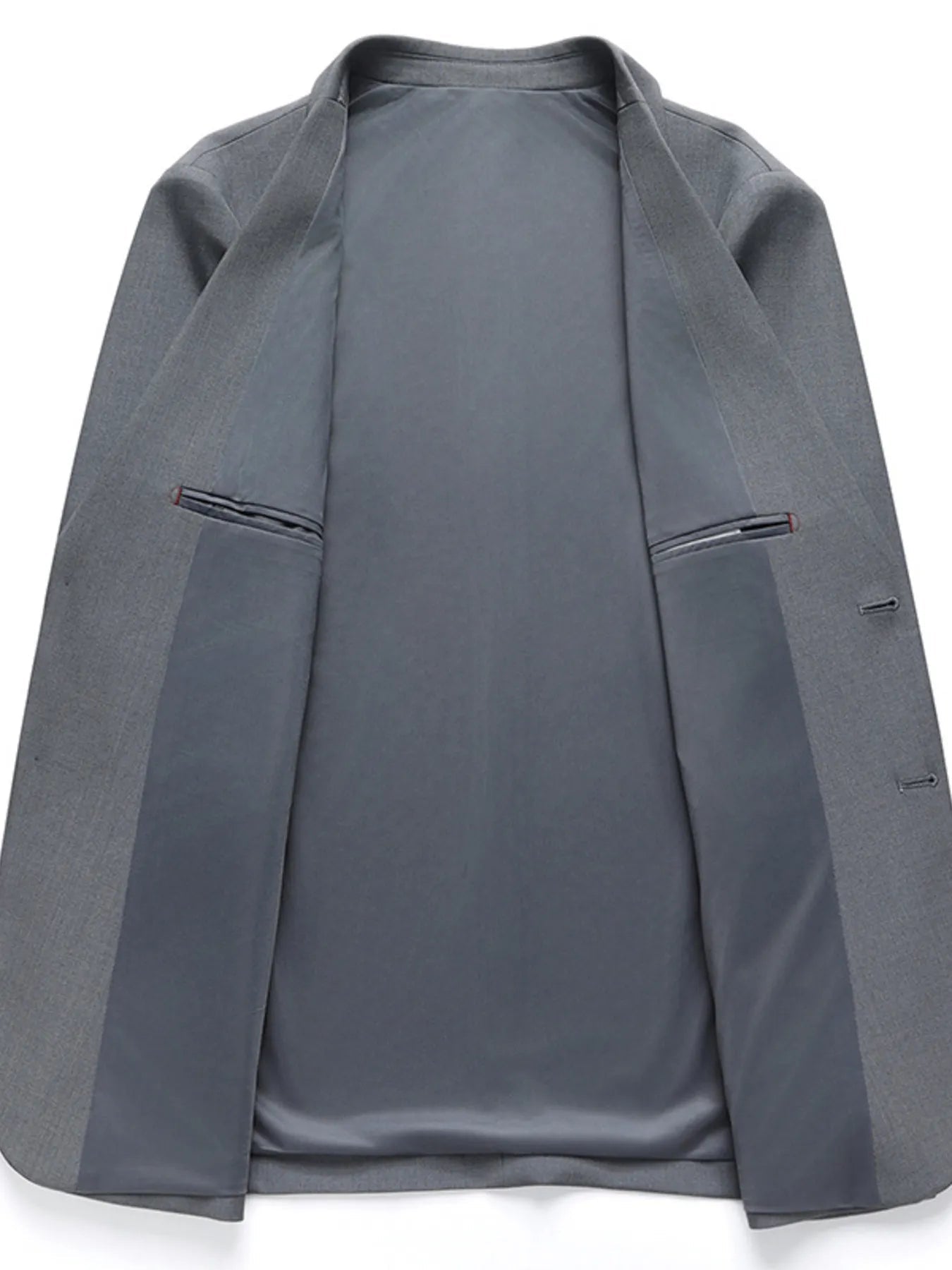 Men's Lapel Collar Long Sleeve Blazer - Luxé Lane