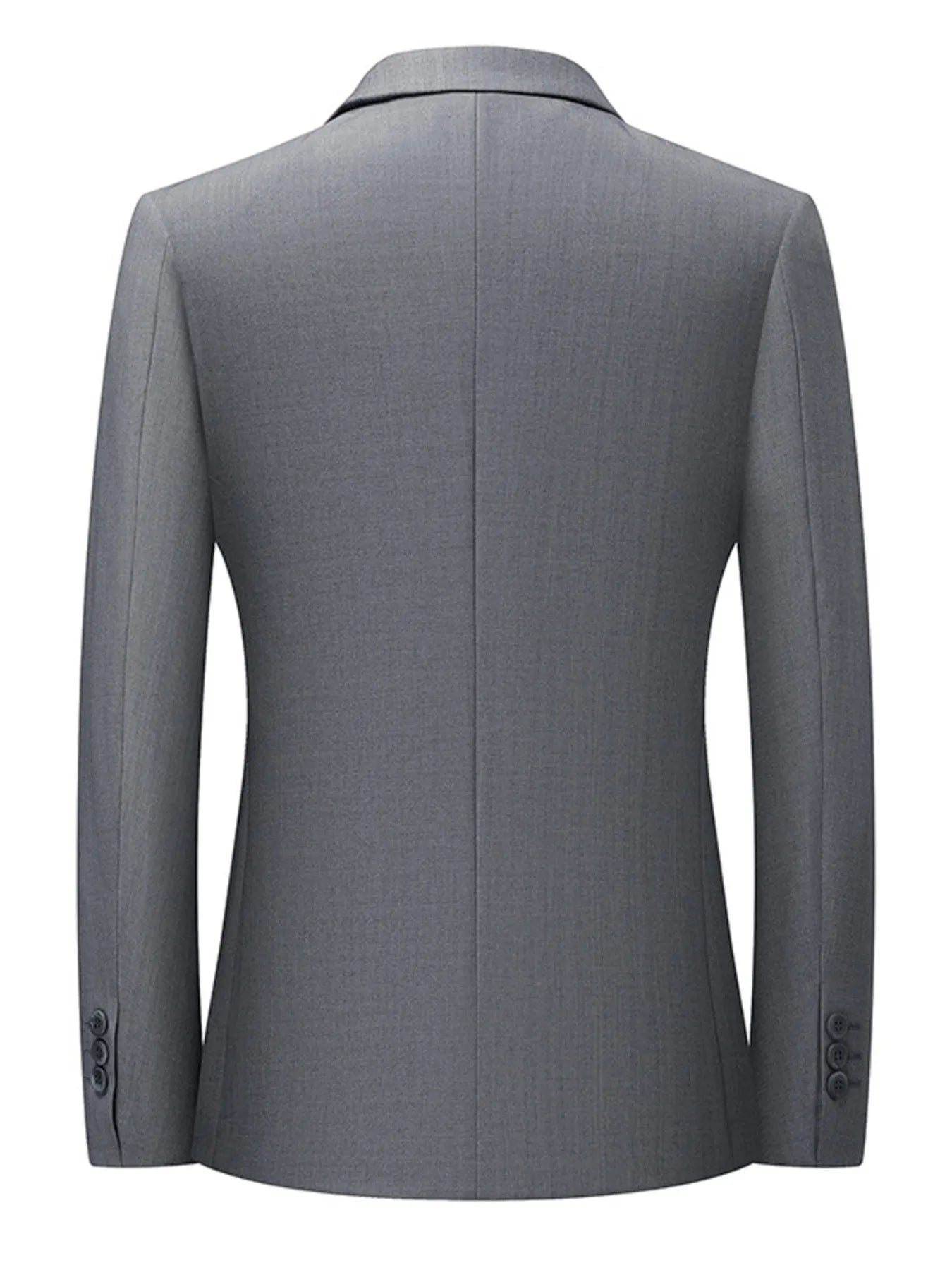 Men's Lapel Collar Long Sleeve Blazer - Luxé Lane