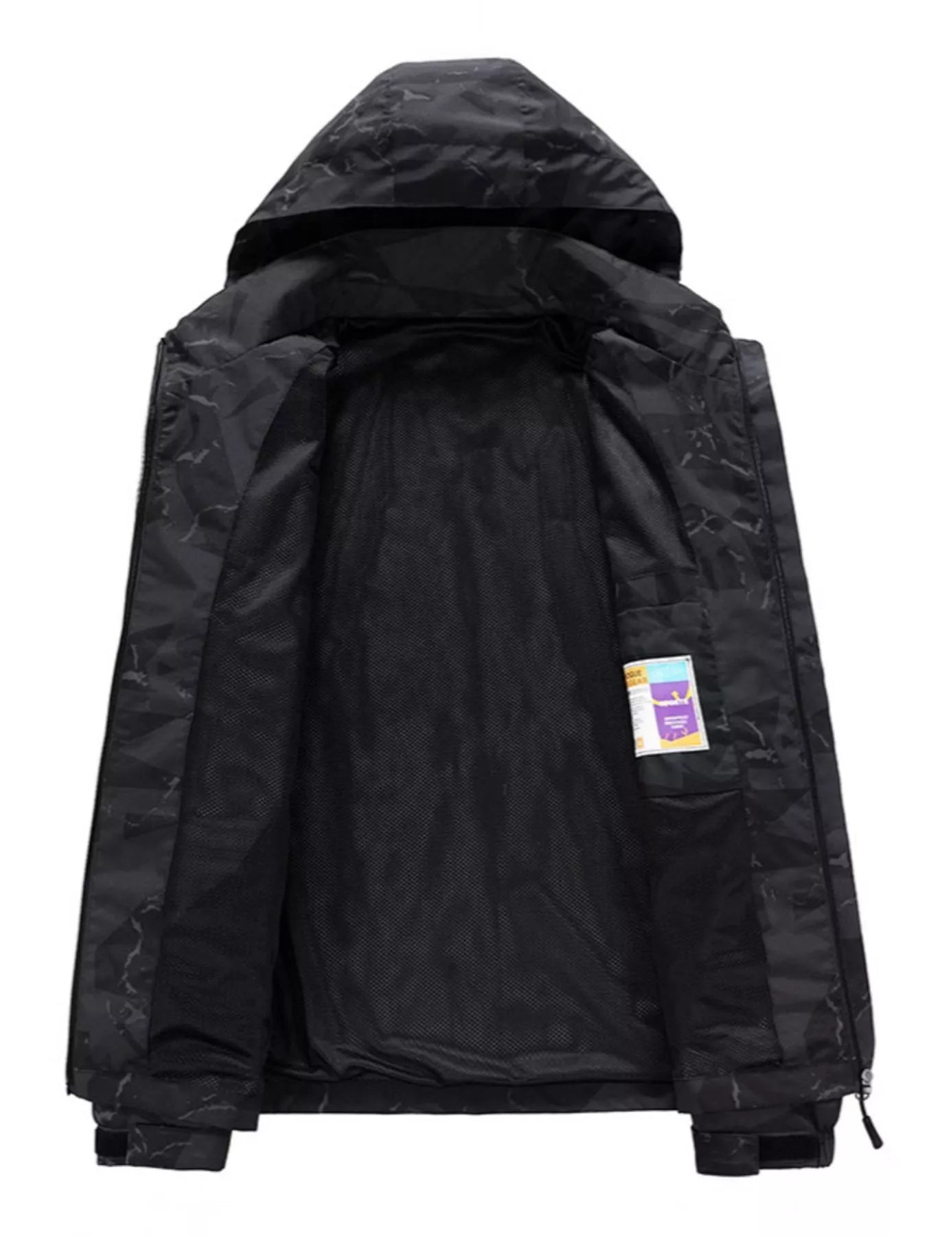 Men's Plus Size Camouflage Waterproof Outdoor Jacket - Luxé Lane