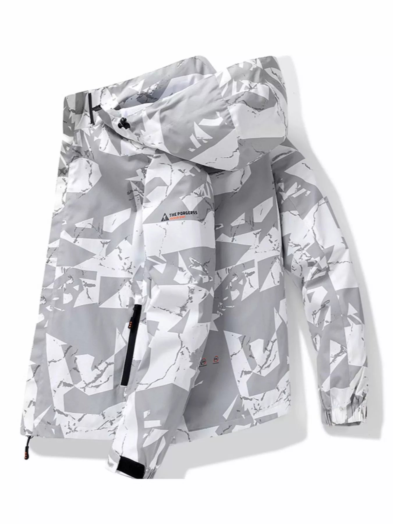 Men's Plus Size Camouflage Waterproof Outdoor Jacket - Luxé Lane
