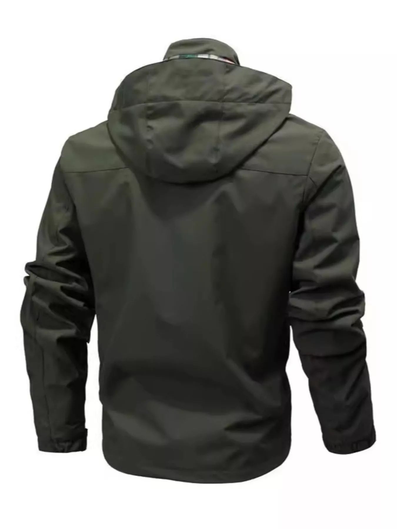 Men's Plus Size Hooded Outdoor Windproof Coat - Luxé Lane