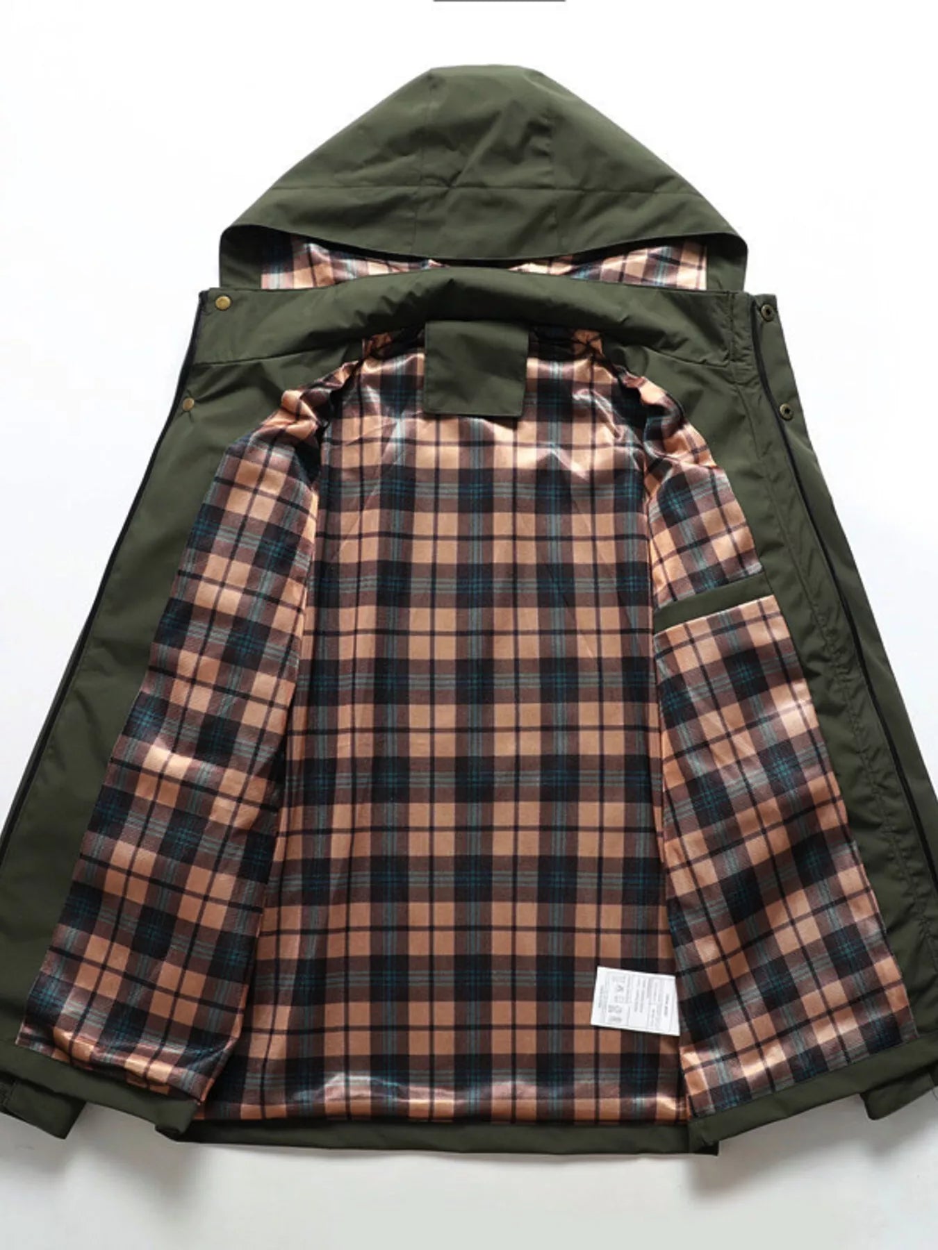 Men's Plus Size Hooded Outdoor Windproof Coat - Luxé Lane